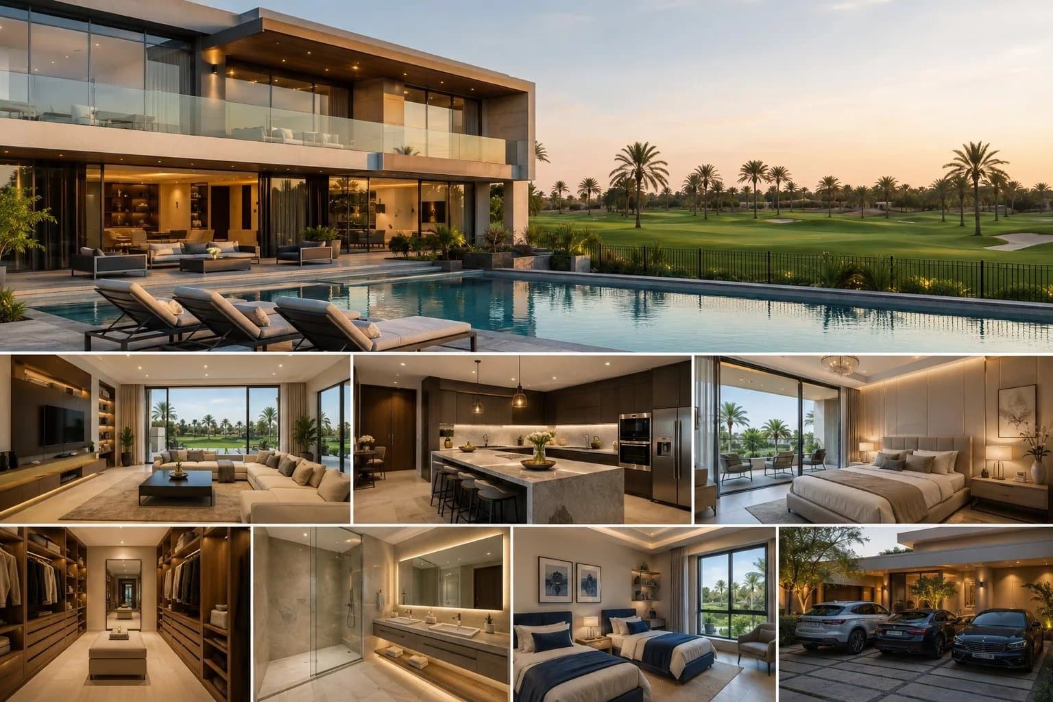 Villa de Luxe Moderne – Vue Panoramique sur Golf & Piscine